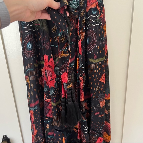 Farm Rio Black River Creatures Maxi Dress - Picture 9 of 13